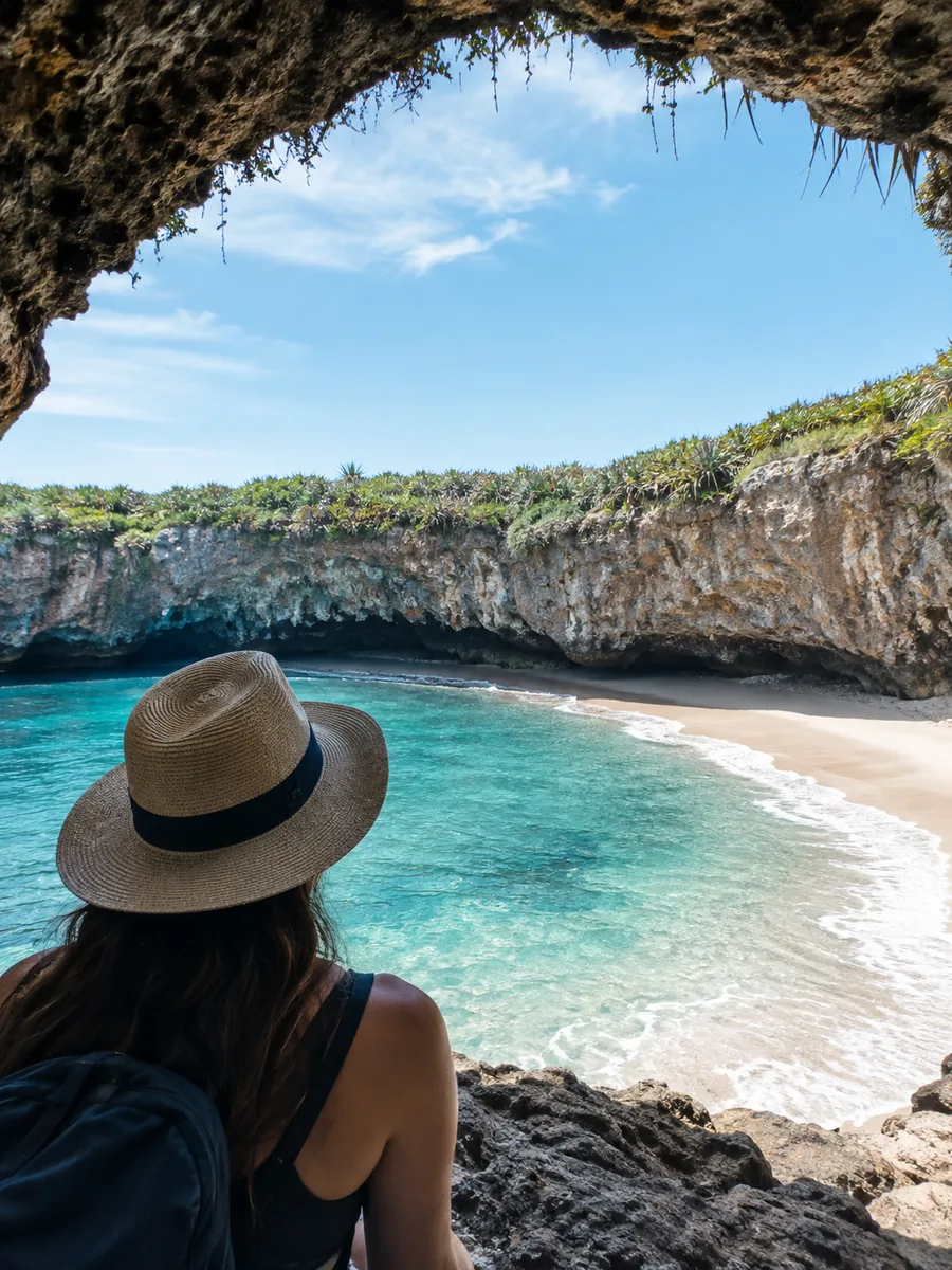 Aussicht auf den Nationalpark Islas Marietas & Hidden Beach